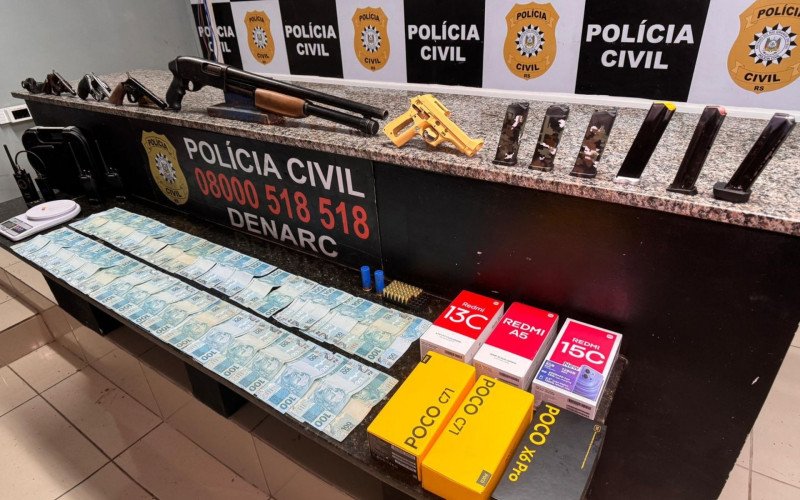 Operação da Polícia Civil prende grupo criminoso que atuava em imóveis no bairro Santo Afonso, em Novo Hamburgo