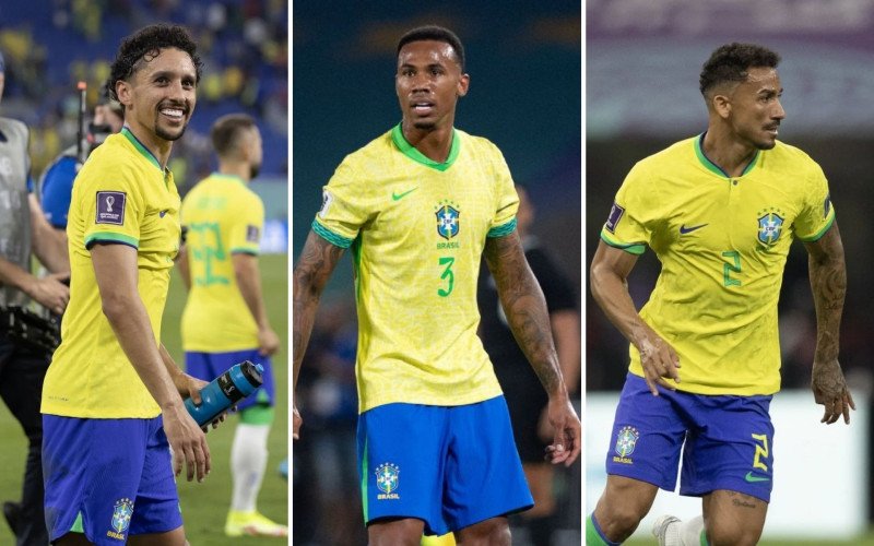 Marquinhos, Gabriel Magalhães e Danilo estão entre os defensores convocados | abc+