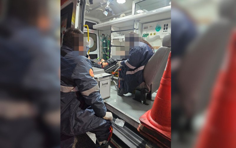 Homem foi atendido pelo Samu após ser socorrido pela GCM