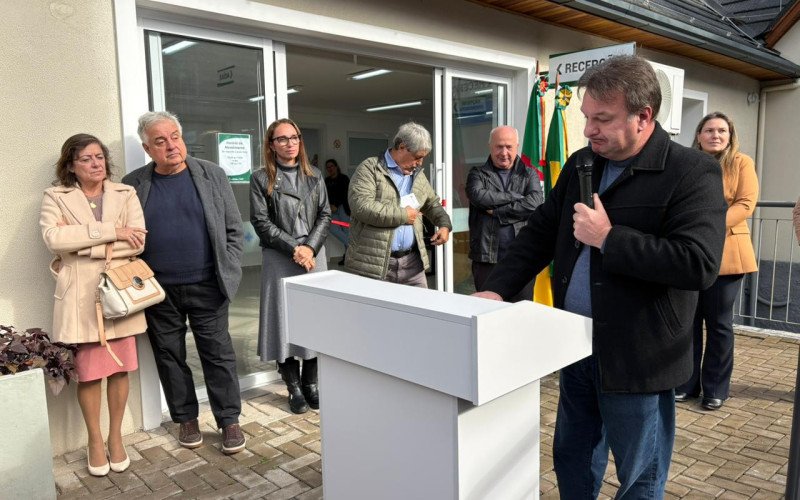 Inauguração do novo posto de saúde no Carniel, em Gramado