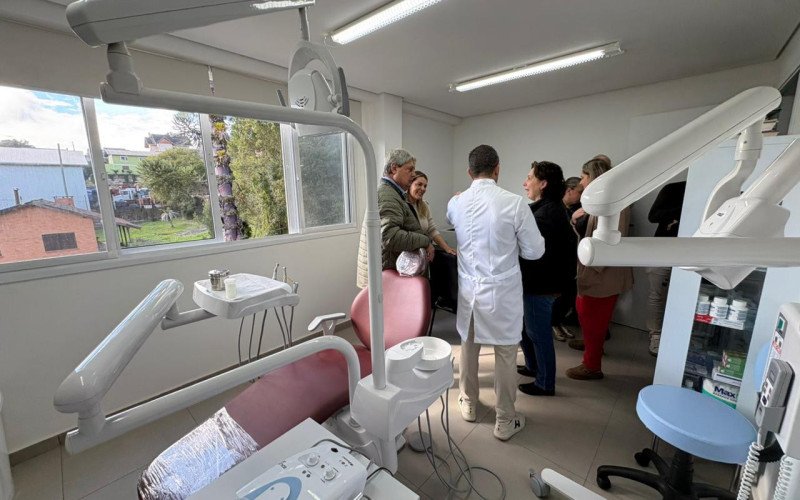 Inauguração do novo posto de saúde no Carniel, em Gramado