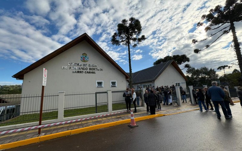 Inauguração do novo posto de saúde no Carniel, em Gramado