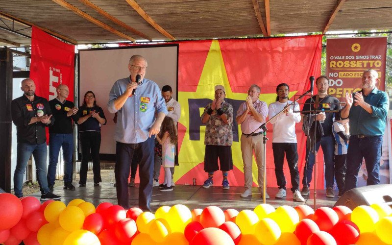 Deputado estadual Miguel Rossetto lançou sua pré-candidatura à reeleição durante evento em São Leopoldo