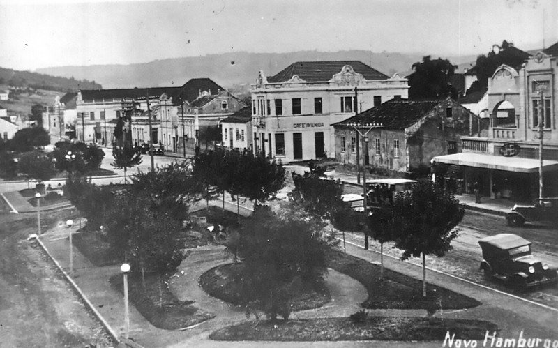 A Rua da República, em Novo Hamburgo, no início da década de 1930 | abc+
