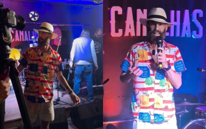 Tiago Patthin, de 49 anos, decidiu participar do próprio velório | abc+