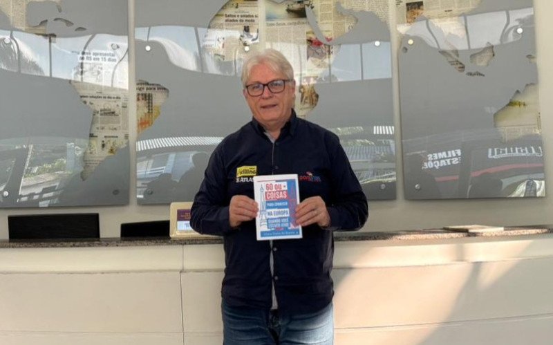 Em parceria com a ZMulti Editora, de Estância Velha, hamburguense Irineu de Mattos lança seu primeiro título: a obra "60 ou + coisas para conhecer na Europa quando estiver vivo" | abc+
