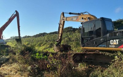 Começam as obras de proteção contra as cheias na comunidade Steigleder