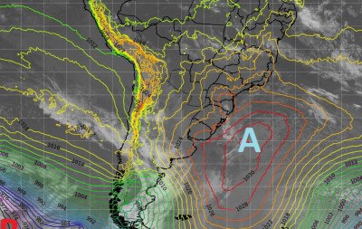 Potente alta pressão atmosférica afeta o Sul do Brasil e garante dias de sol e frio no Rio Grande do Sul; saiba até quando