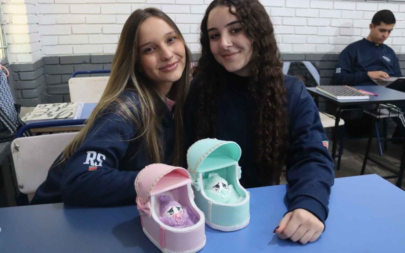 Projeto Bebê Ovo desenvolvido com os alunos do 3º ano do ensino médio da Escola Osvaldo Aranha
