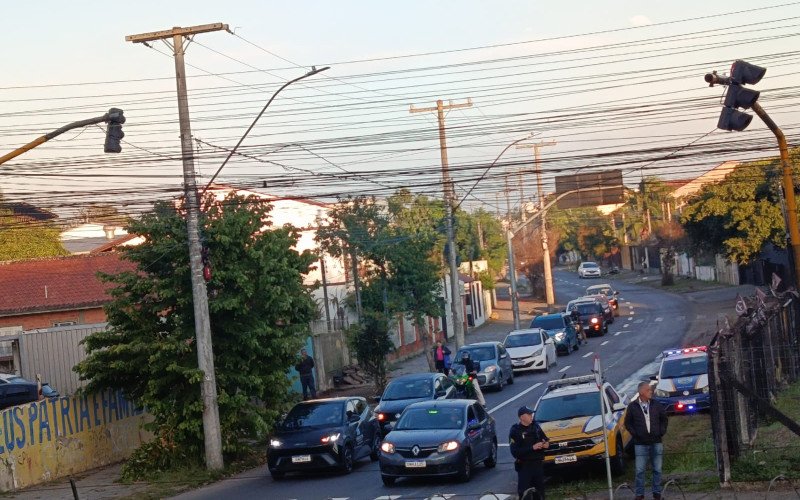 Rua Bartolomeu de Gusmão está sendo monitorada desde o começo da manhã desta quarta-feira (3) devido à alteração  | abc+