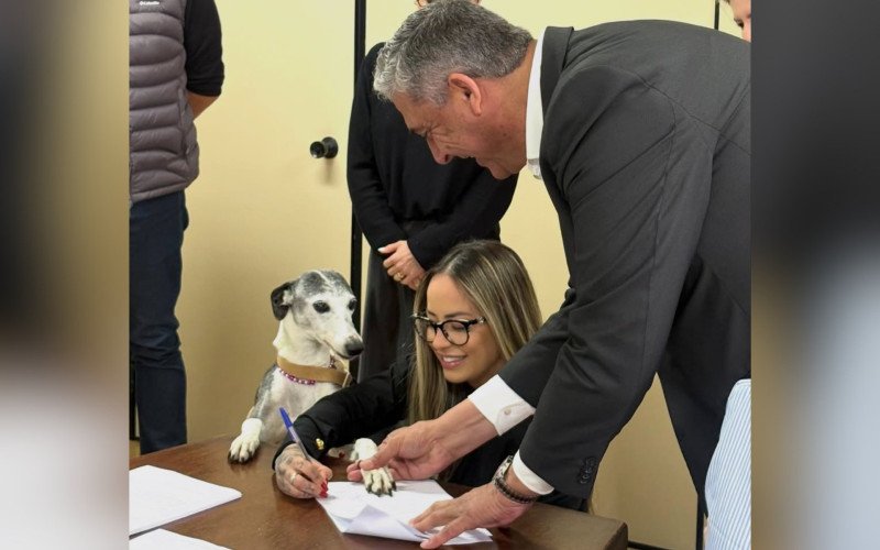 Vereadora Kayanne Braga e prefeito Giovani Feltes | abc+