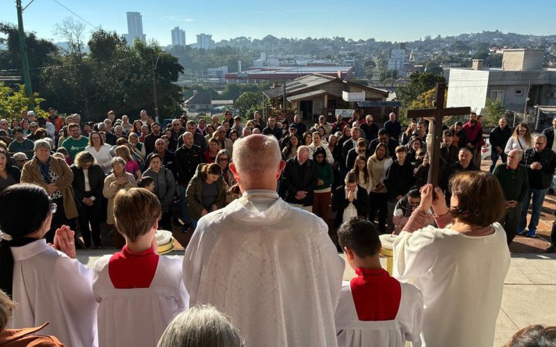Celebração de Corpus Christi no Santuário Sagrado Coração de Jesus 