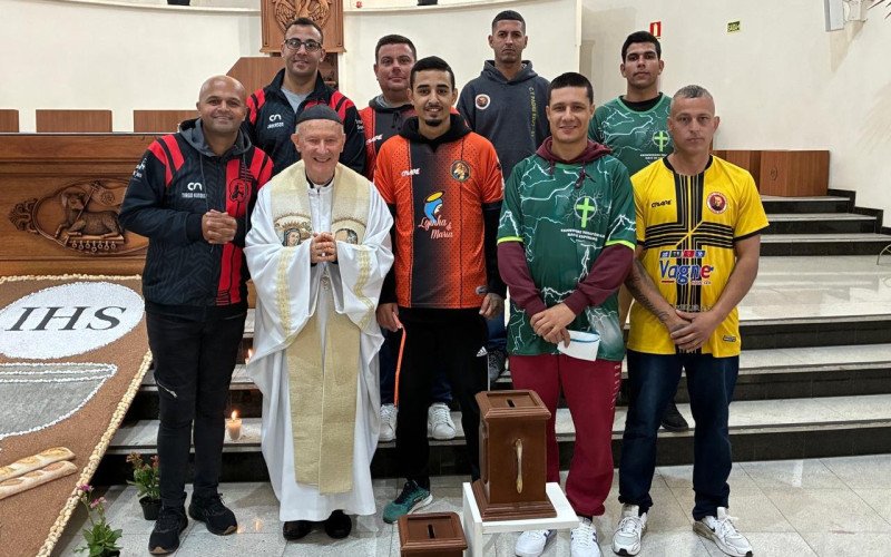 Celebração de Corpus Christi no Santuário Sagrado Coração de Jesus - padre Adilson