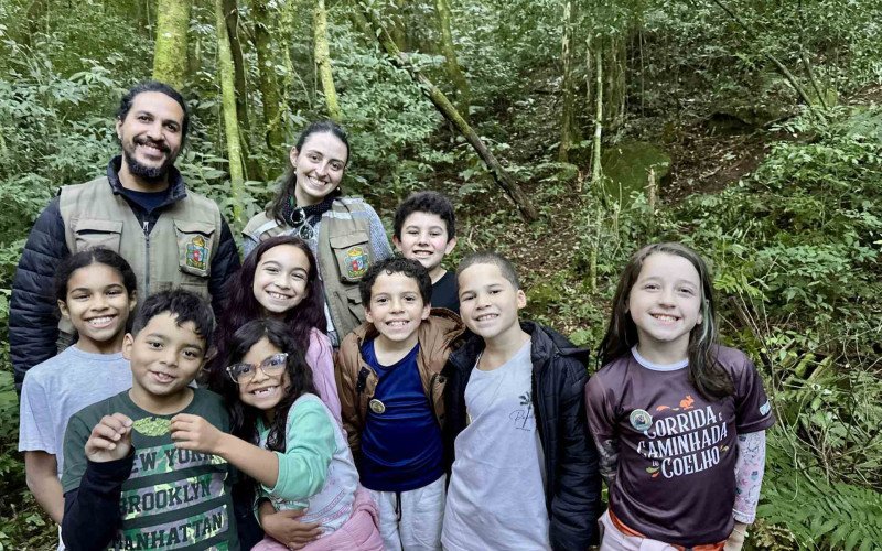 Crianças participam da programação da Semana do Meio Ambiente de Gramado