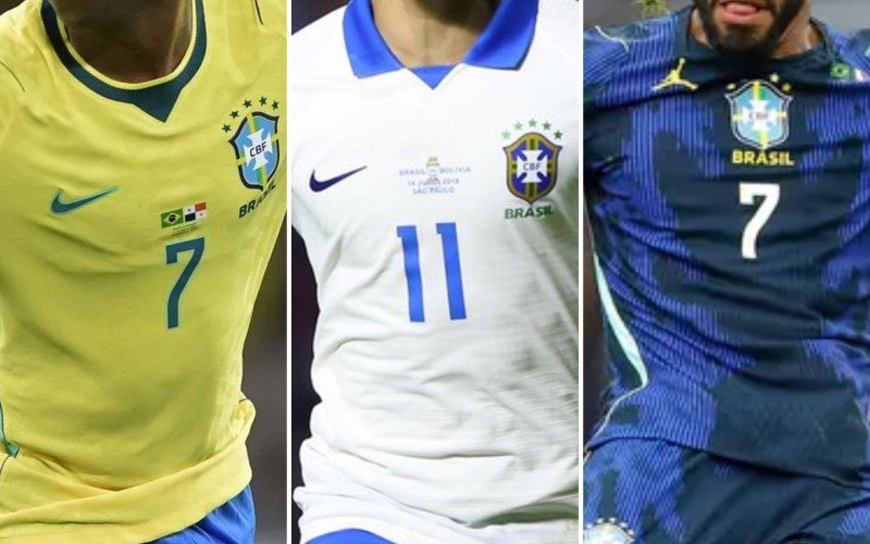 As combinações de uniforme do Brasil na Copa do Mundo de 2026 e a "azarada" camisa branca