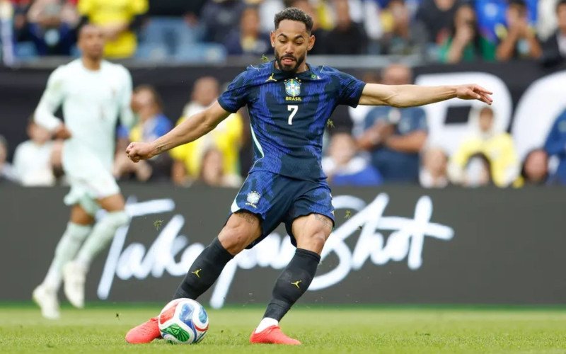 Uniforme azul do Brasil para a Copa do Mundo de 2026.