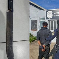 De facão na cintura: Homem é preso por descumprir medida protetiva e ameaçar ex-companheira e cunhada na região