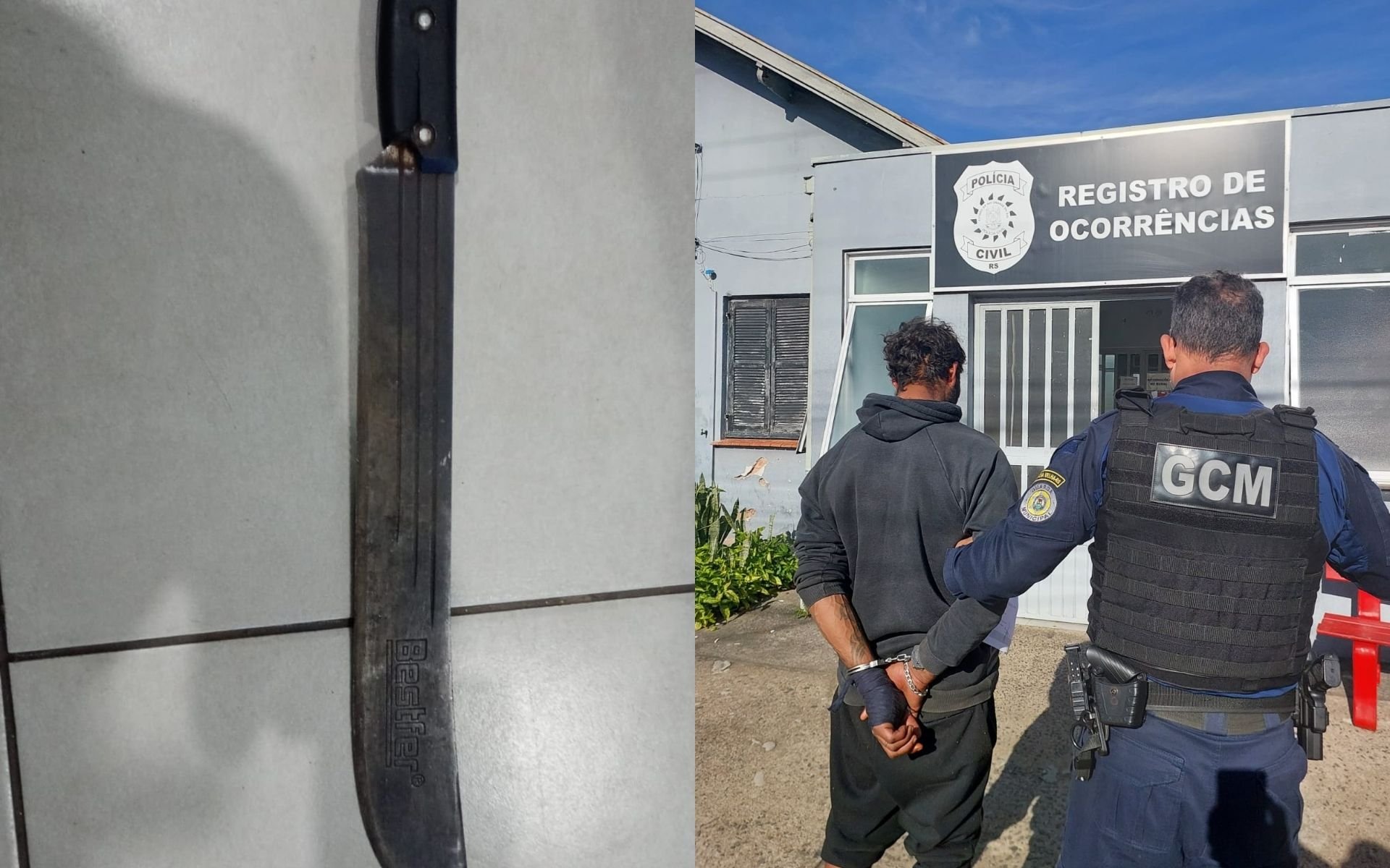 De fac&atilde;o na cintura: Homem &eacute; preso por descumprir medida protetiva e amea&ccedil;ar ex-companheira e cunhada na regi&atilde;o