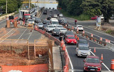 BR-116: Motoristas enfrentam lentidão em Novo Hamburgo