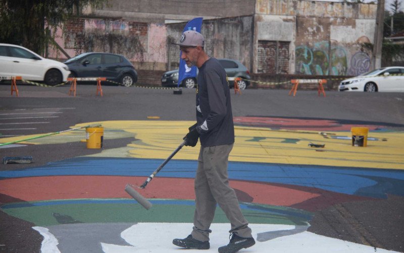 Pintura de Neymar na Rua João Pessoa