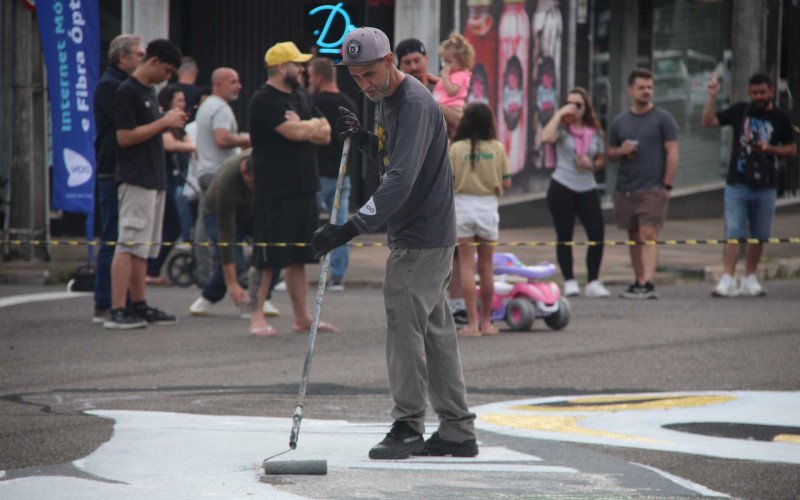 Pintura de Neymar na Rua João Pessoa