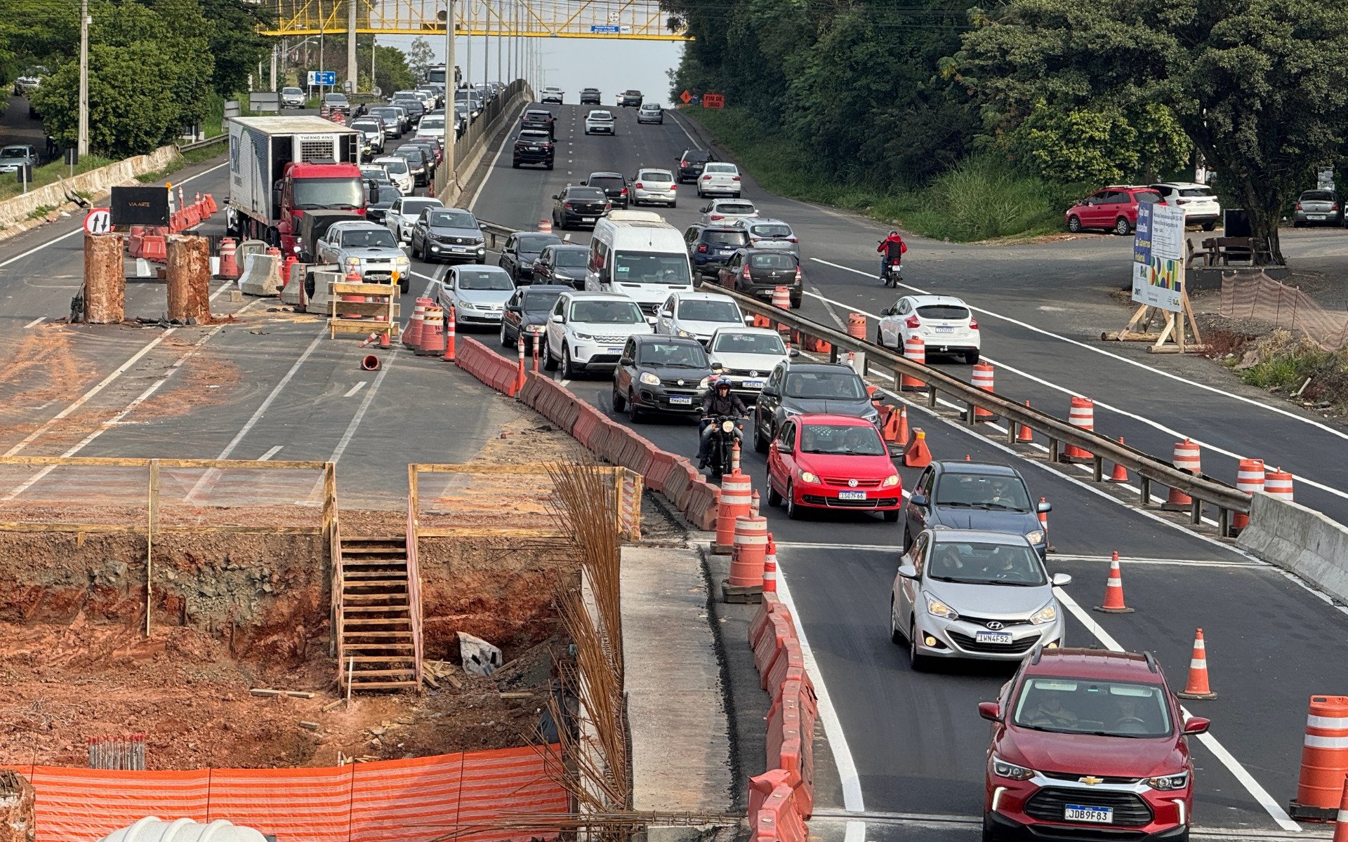 Congestionamento é registrado na tarde deste sábado | abc+