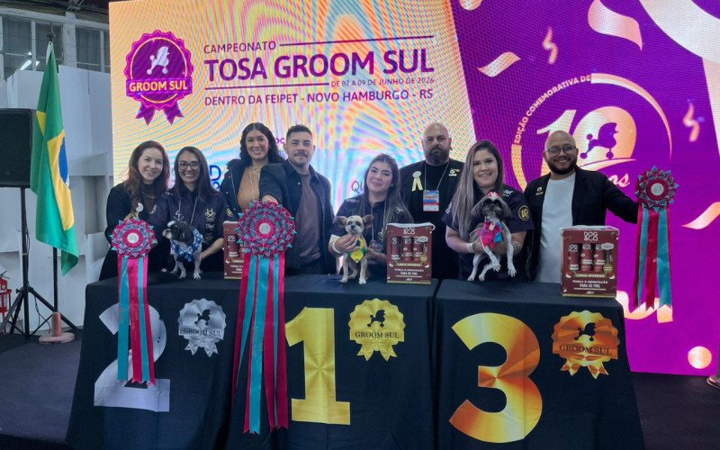 Premiados no concurso Groom Sul