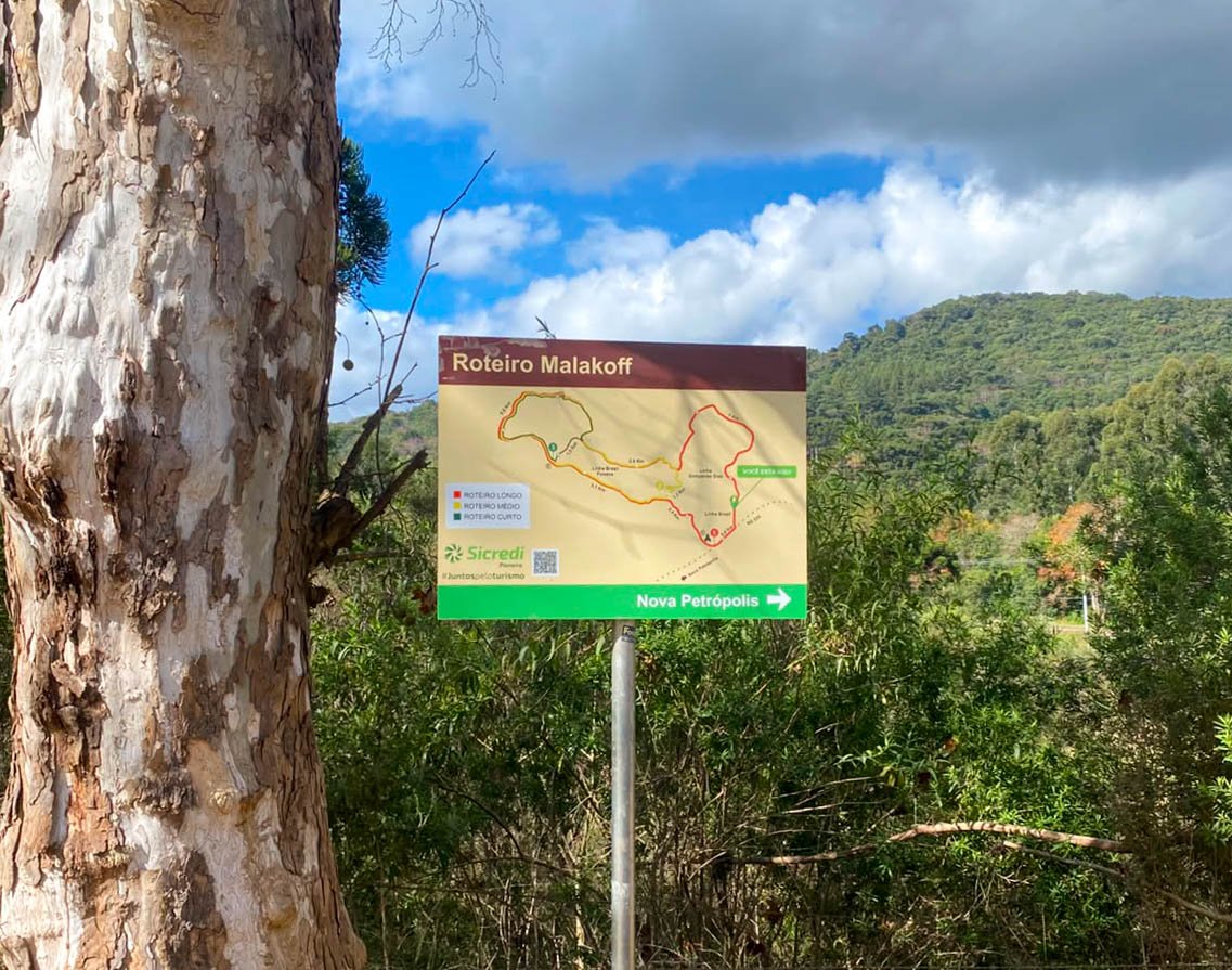 Circuito de turismo no interior de Nova Petr&oacute;polis recebe melhorias em infraestrutura e sinaliza&ccedil;&atilde;o
