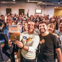 Zucco e Silvana Covatti recebem contribuições do Novo para o plano de governo
