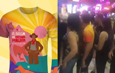 Casal de idosos confunde símbolo de quadrilha junina com estrela do PT e causa tumulto em shopping
