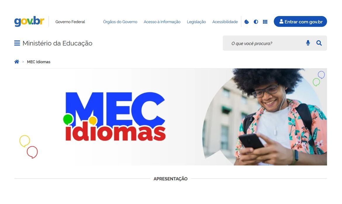 Nova plataforma que oferta aulas de ingl&ecirc;s e espanhol gratuitamente; saiba como acessar