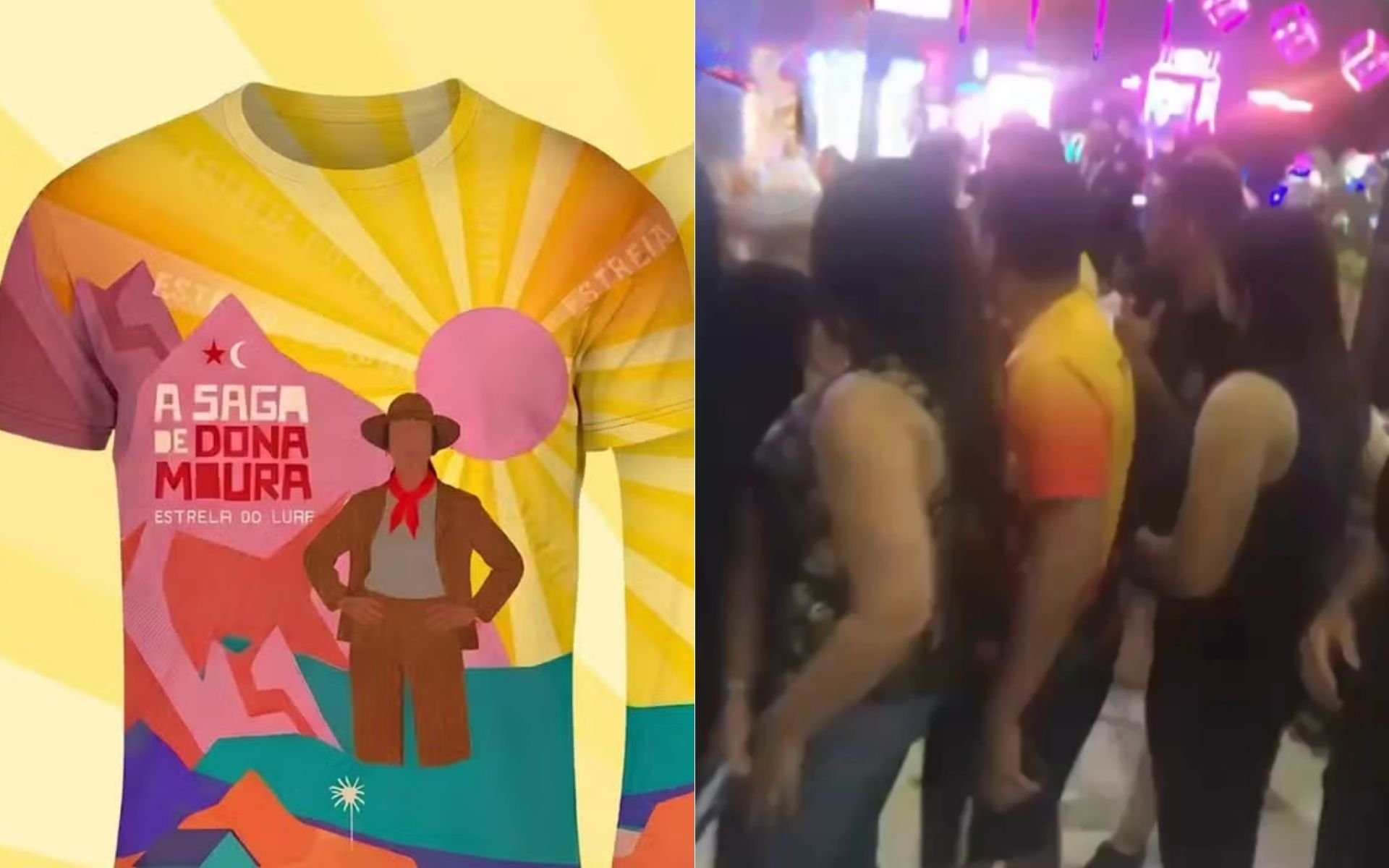 Casal de idosos confunde s&iacute;mbolo de quadrilha junina com estrela do PT e causa tumulto em shopping