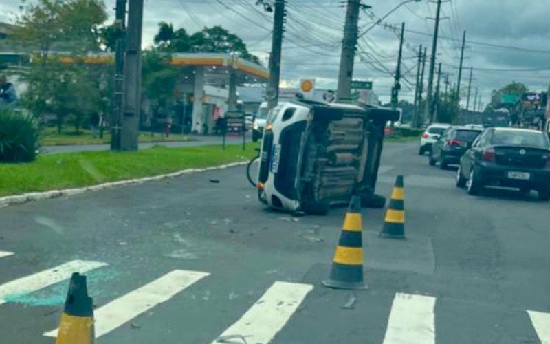 Acidente em Novo Hamburgo aconteceu na manh&atilde; desta ter&ccedil;a-feira (9)