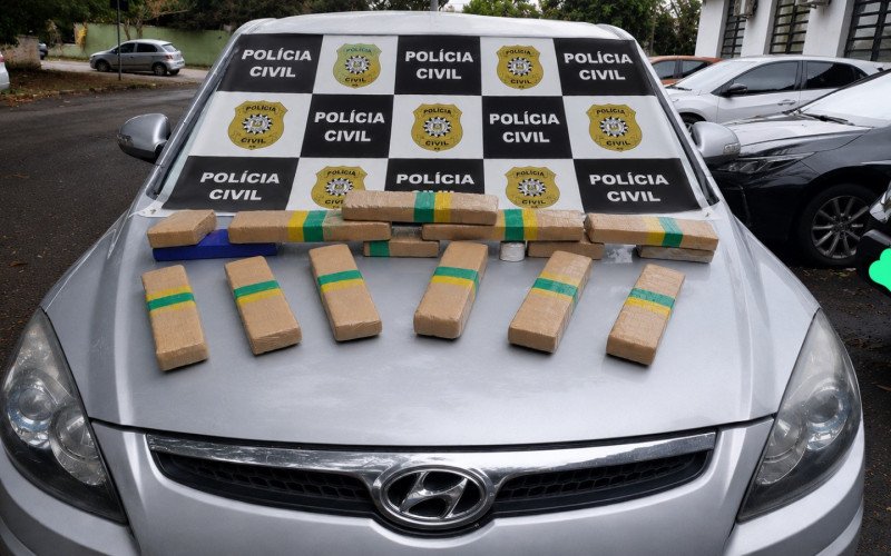 Homem é preso em flagrante com 10 Kg de maconha na Campestre