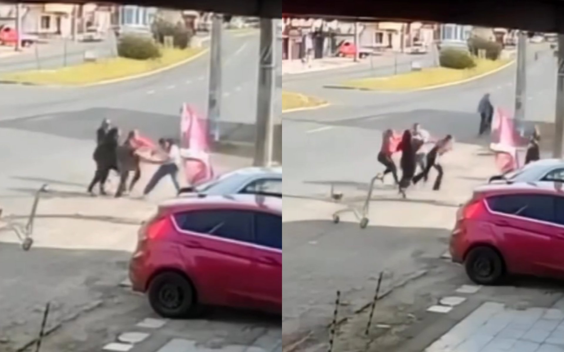 V&Iacute;DEO: Roubo acaba em luta entre tr&ecirc;s mulheres e um assaltante em Canoas
