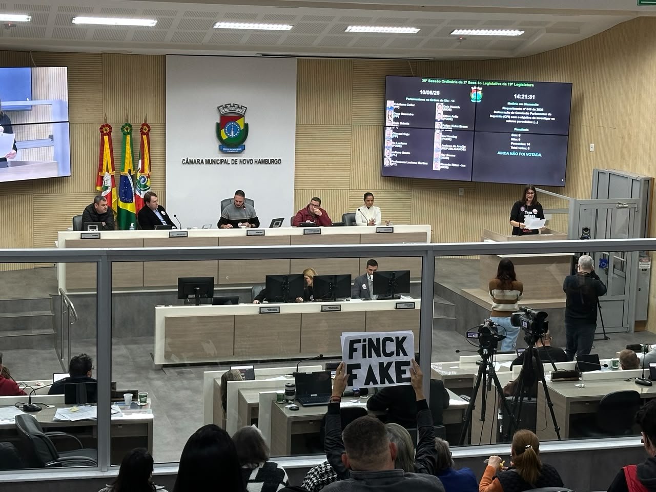 Ap&oacute;s pol&ecirc;mica, C&acirc;mara de Novo Hamburgo afirma que n&atilde;o h&aacute; irregularidades mencionadas em sess&atilde;o
