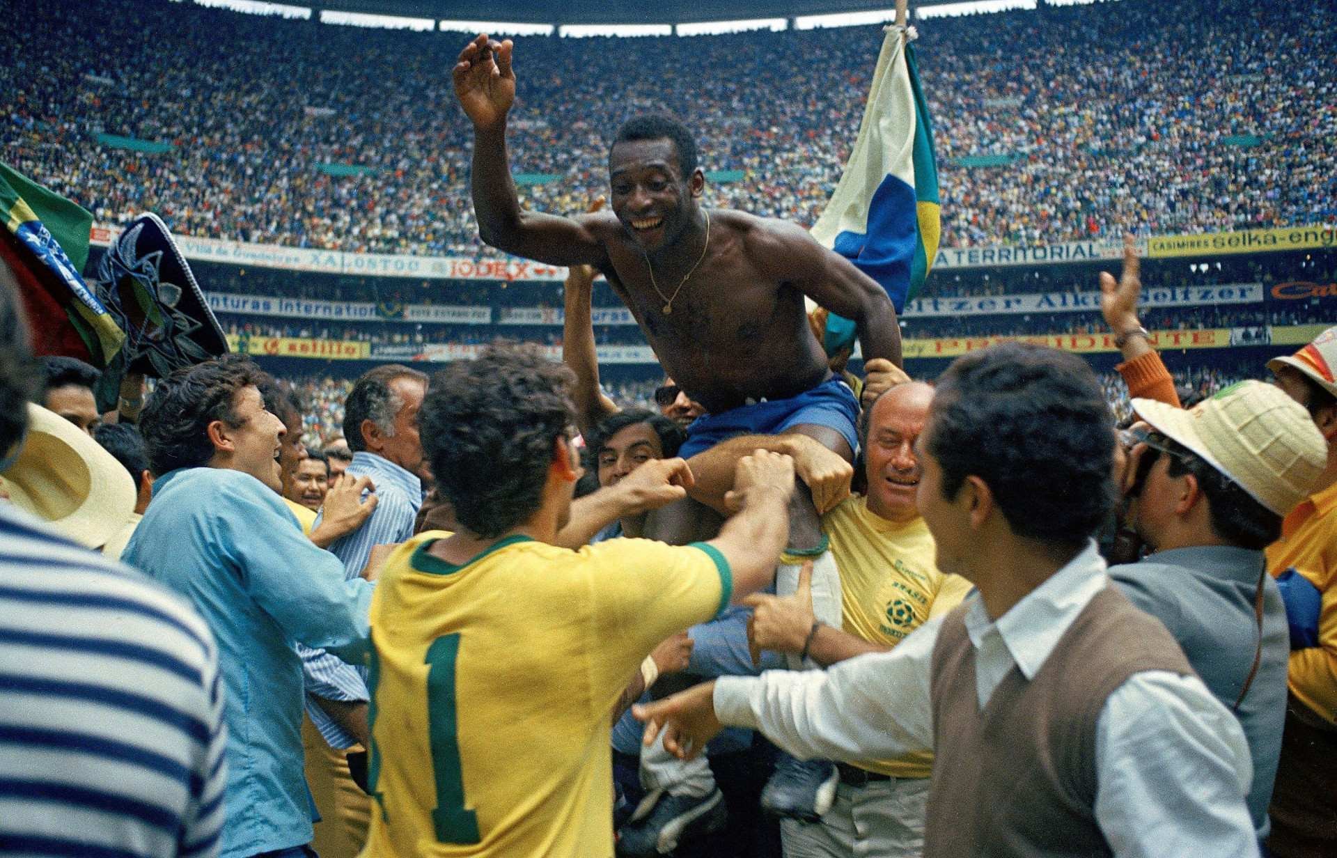 Pelé comemora o título da Copa do Mundo de 1970 no México | abc+