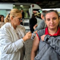 Mais de 300 pessoas foram imunizadas contra gripe na nova Blitz da Vacinação