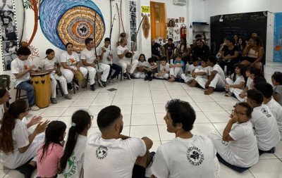 Mestre de capoeira de Canoas participa de oficina na Bahia
