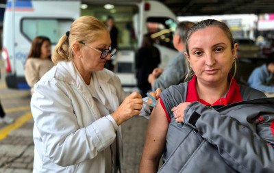 Mais de 300 pessoas foram imunizadas contra gripe na nova Blitz da Vacinação