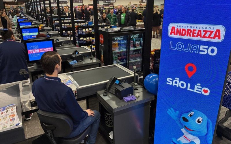 Inaugurada unidade do Supermercado Andreazza em São Leopoldo