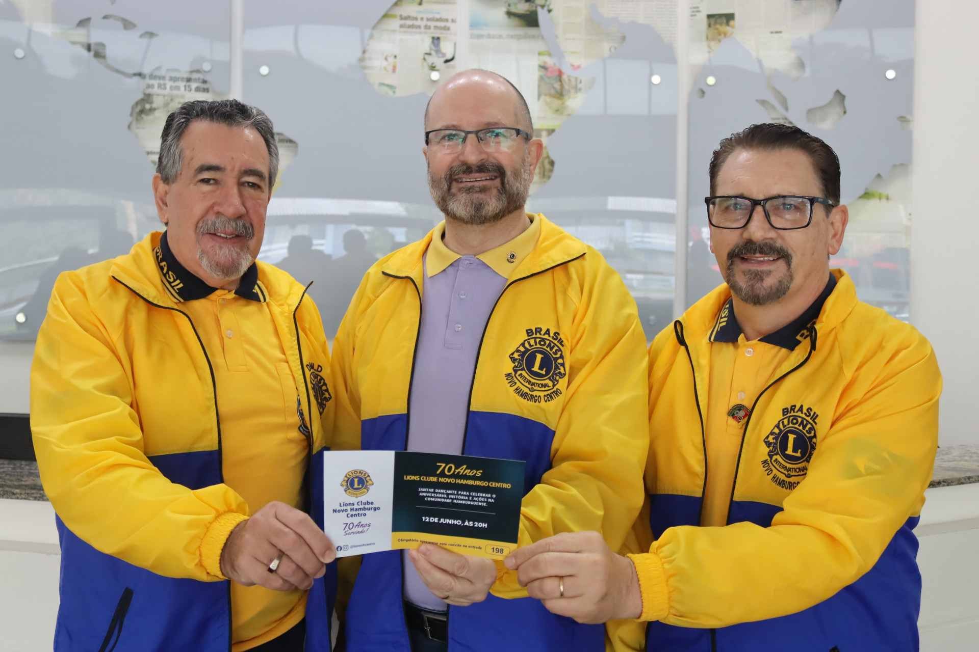 Jantar dan&ccedil;ante comemora 70 anos do Lions Clube Centro Novo Hamburgo nesta sexta-feira