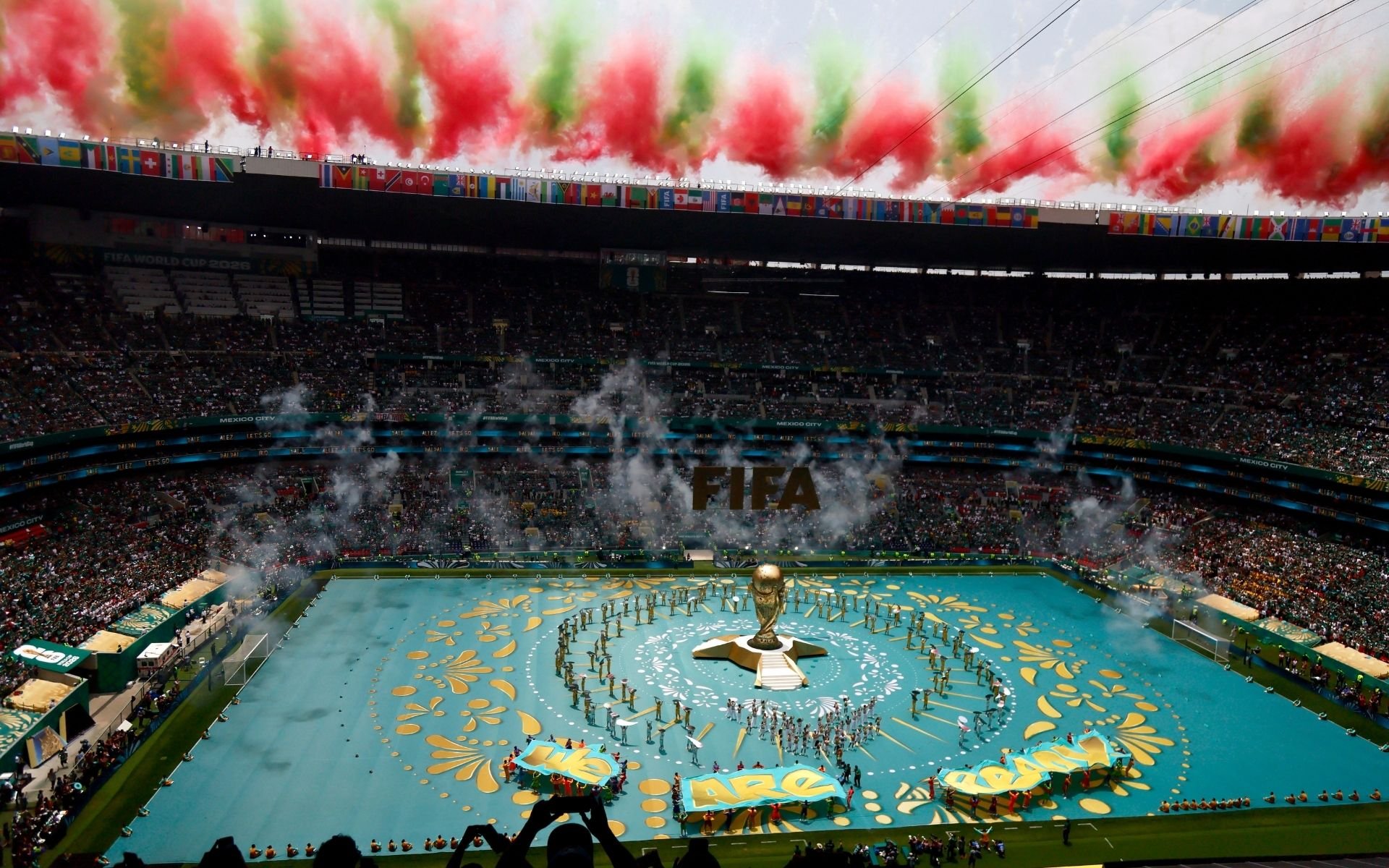Copa do Mundo 2026 tem abertura com Shakira cantando Dai Dai e apresenta&ccedil;&otilde;es de Man&aacute; e artistas latinos no Est&aacute;dio Azteca