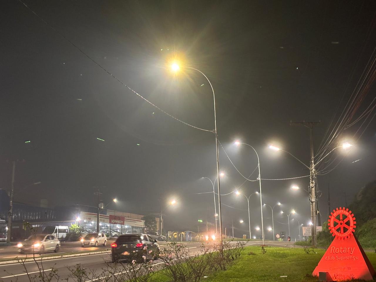 &ldquo;Ver e ser visto&rdquo;: O que muda na RS-239 ap&oacute;s instala&ccedil;&atilde;o de ilumina&ccedil;&atilde;o em Sapiranga