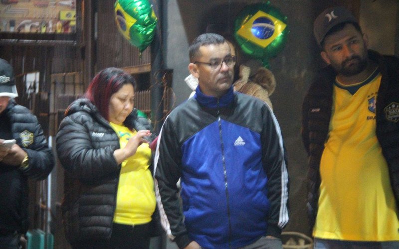 Torcida e tensão na Santo Afonso - Brasil x Marrocos 