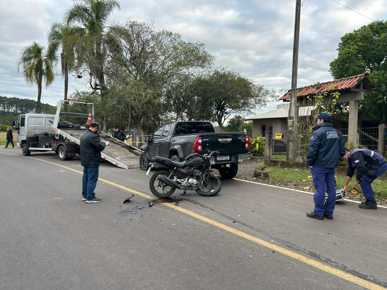 Motociclista que morreu em acidente com caminhonete em Taquara &eacute; identificada