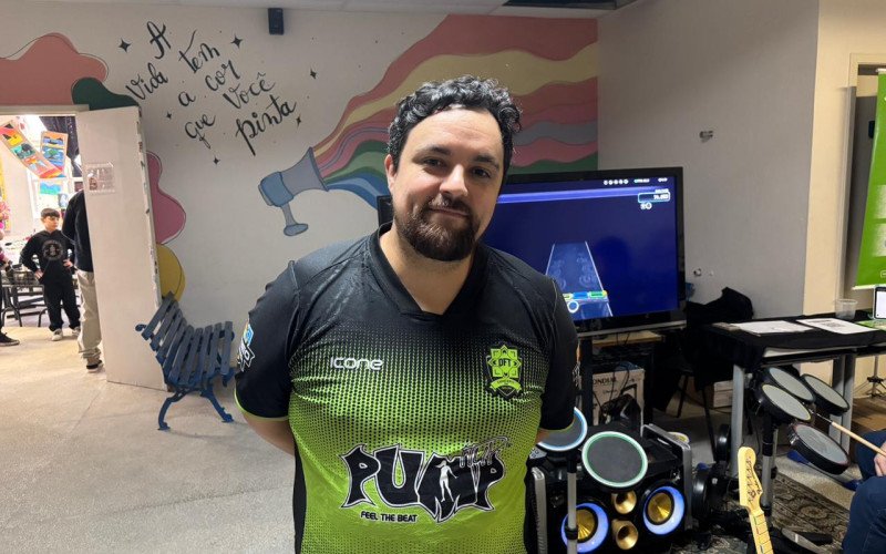 Leandro Araújo, integrante da equipe DanceFit Gaming, uma das marcas a participar da 5ª RGZ de Campo Bom | abc+