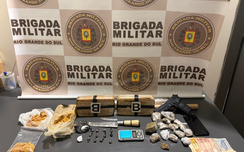 Brigada Militar apreende quase 3 quilos de crack em Canela