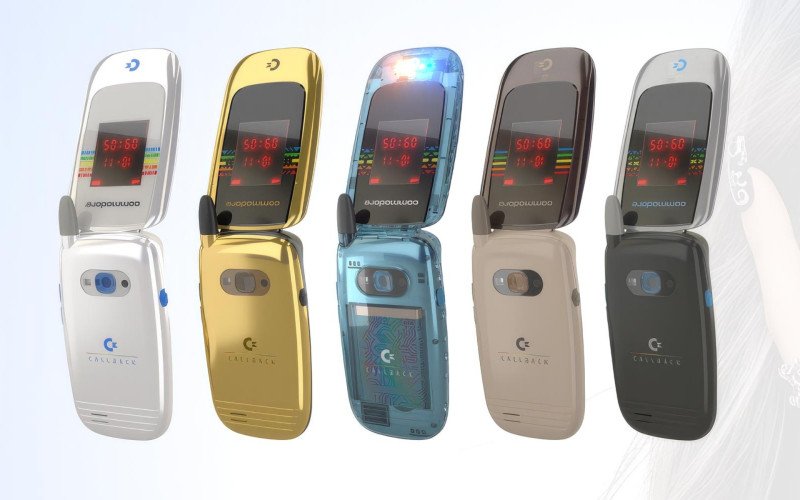 Commodore Callback 8020 é novo celular flip retrô lançado para um "detox digital" Y2K