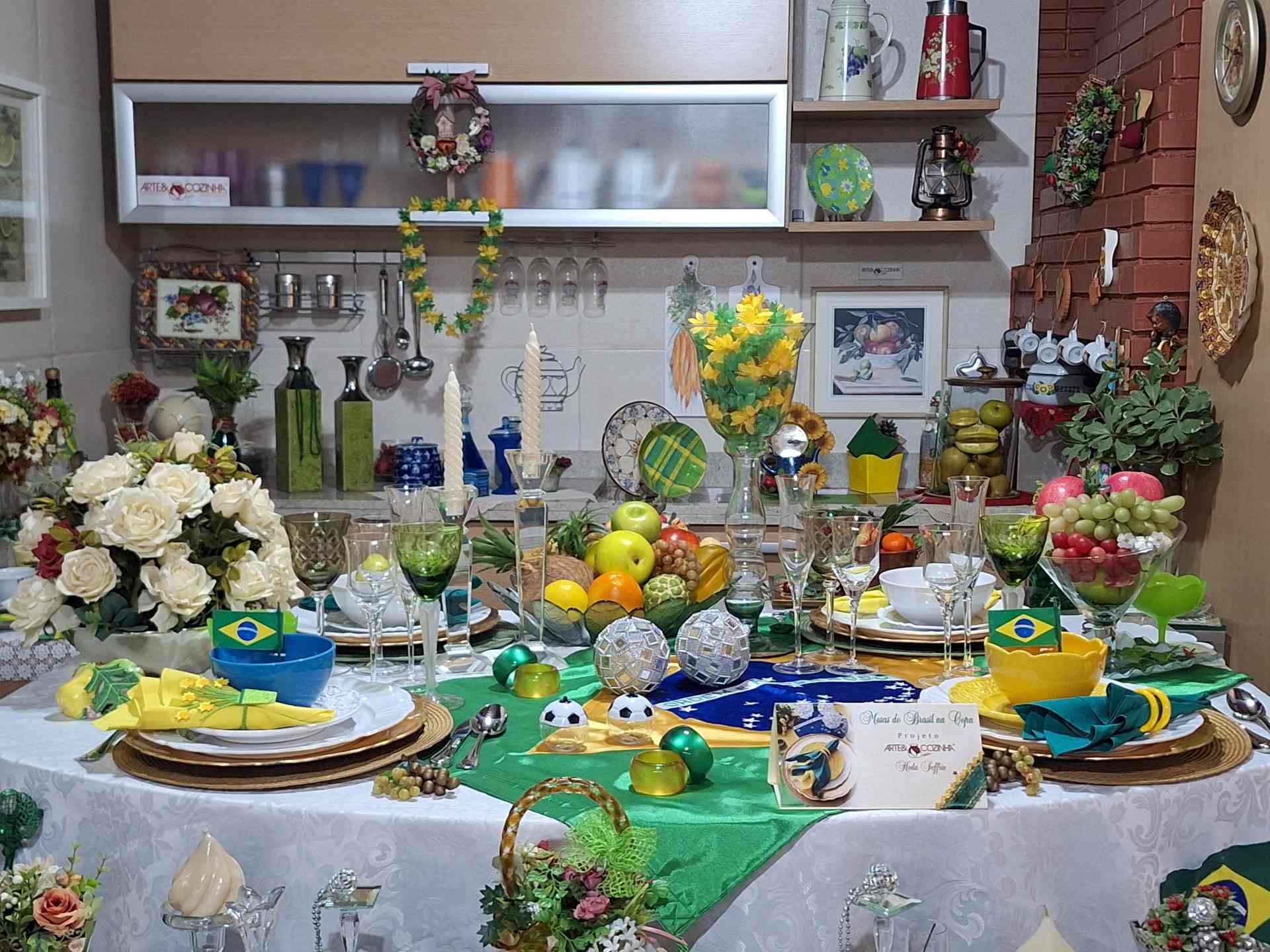 Copa do Mundo: Confira ideias para decora&ccedil;&otilde;es de mesas tem&aacute;ticas para torcer em grande estilo